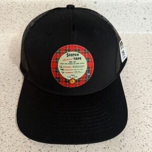 NWOT Scotch TAPE 75 Years Electrical Tape Super 33 Mesh Snapback Hat Cap
